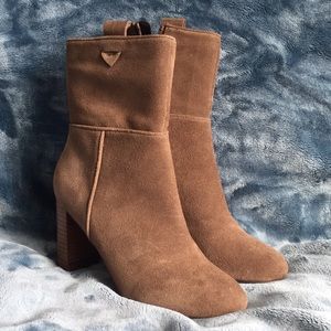 NWOT Sole Society Suede Heeled Ankle Boots